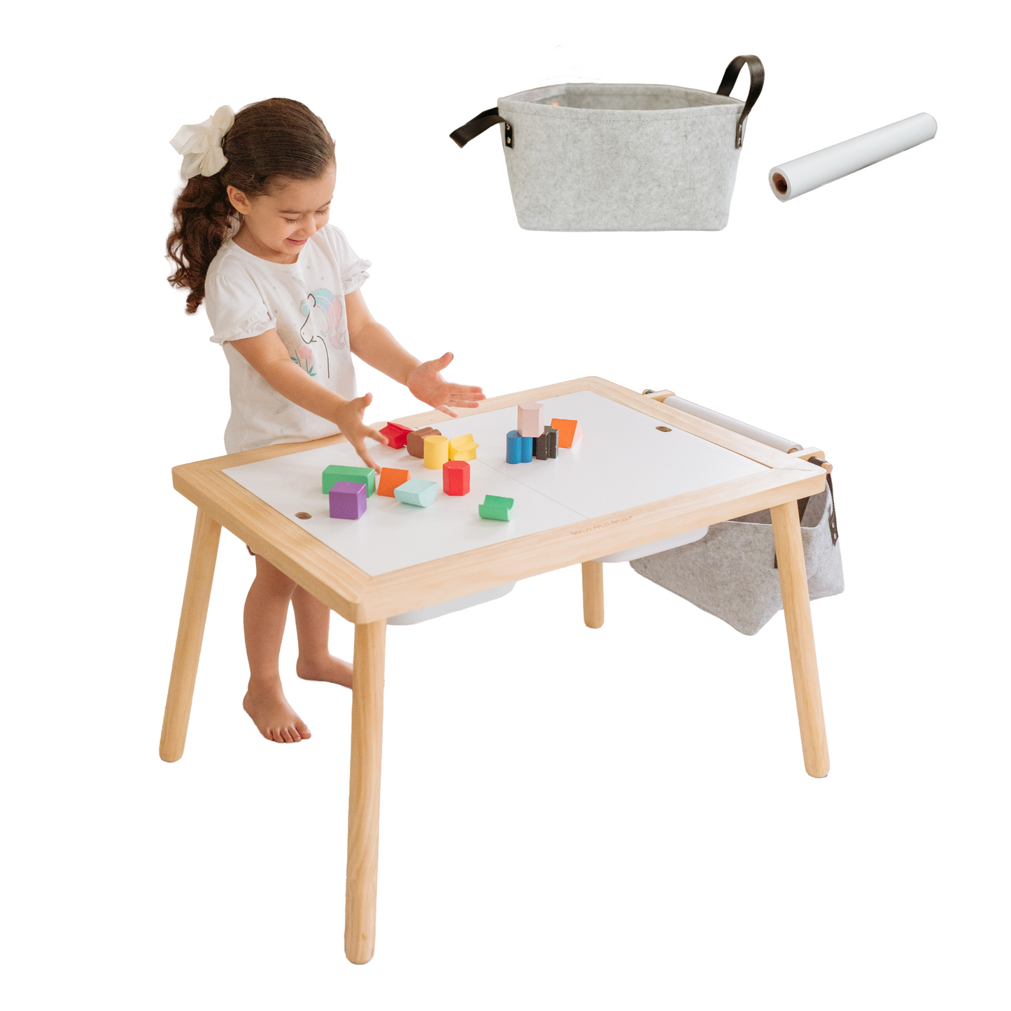 Mesa sensorial para niños