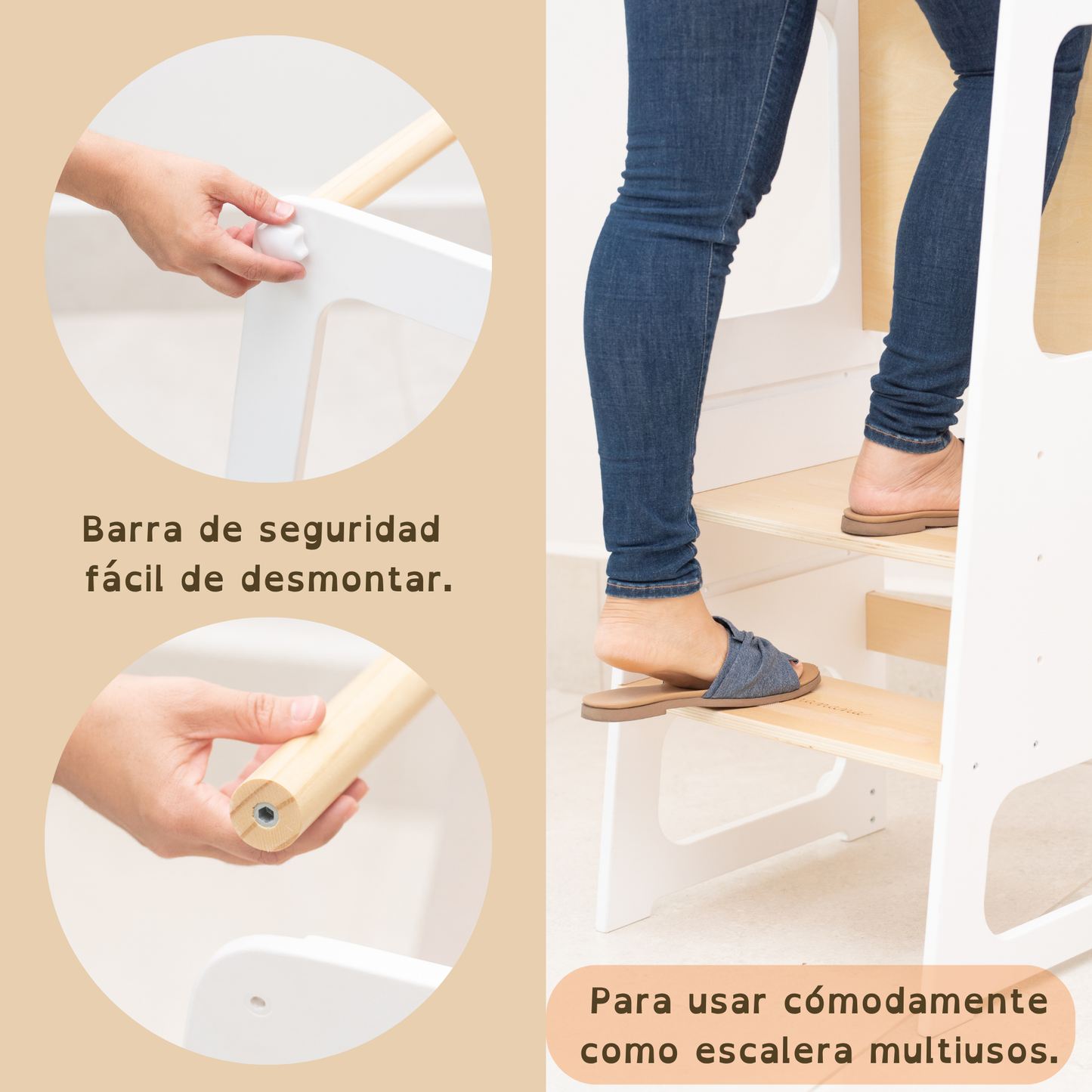 Torre de 3 niveles y pizarrón