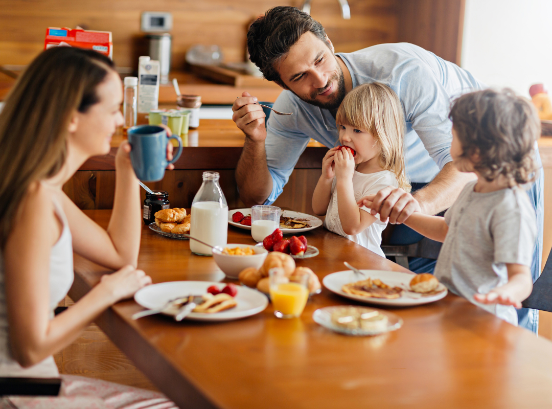 La importancia de las comidas en familia