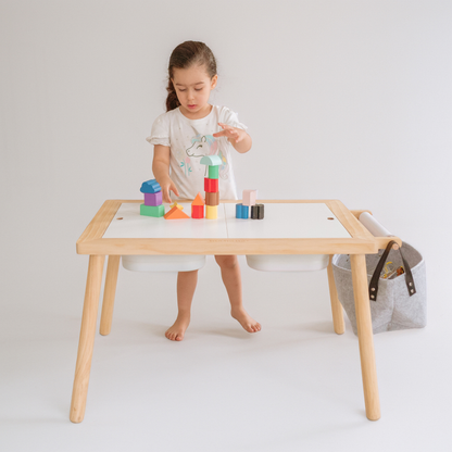 Mesa sensorial para niños