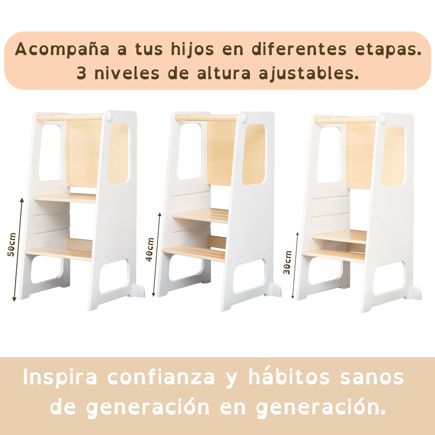 Torre de 3 niveles y pizarrón