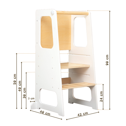 Torre de 3 niveles y pizarrón