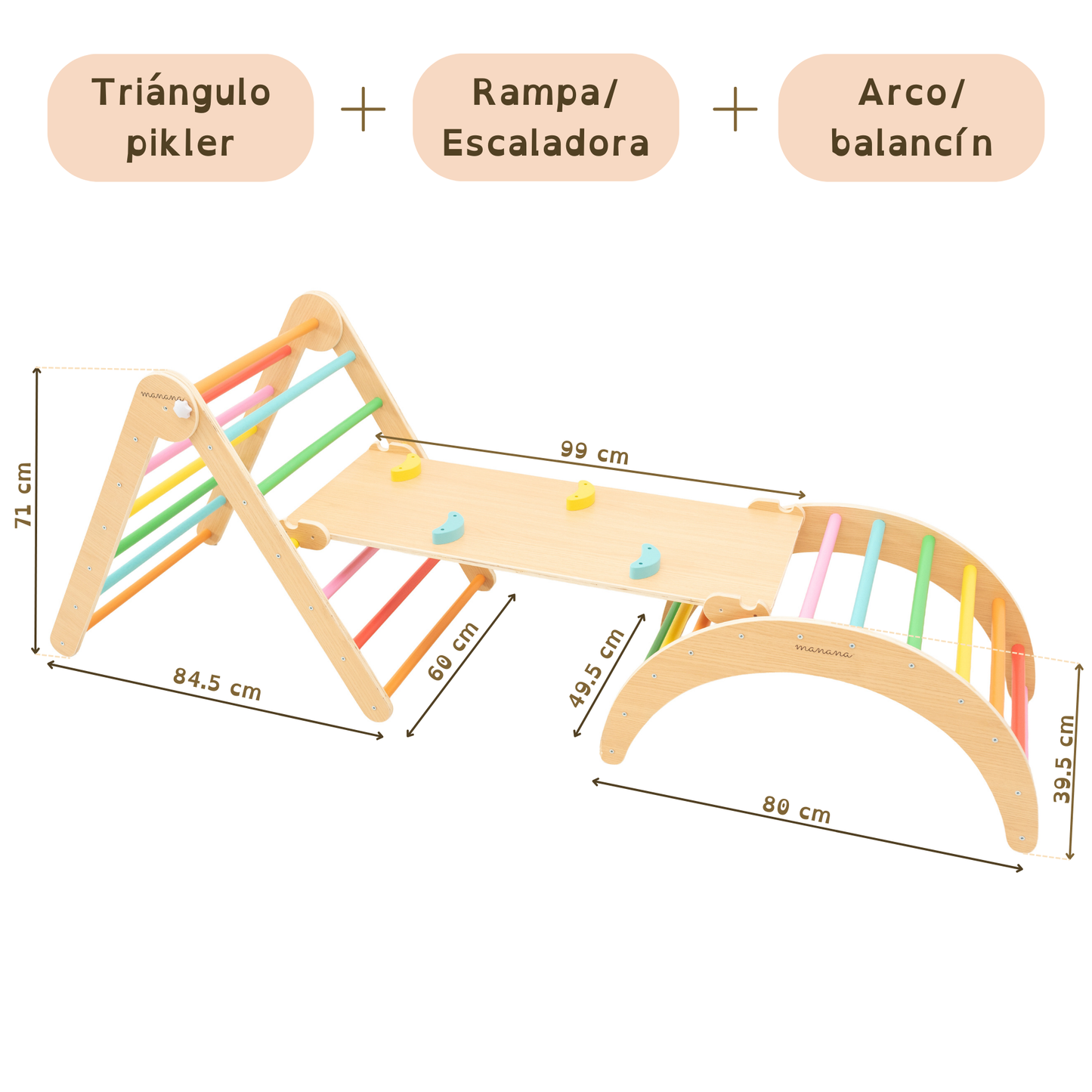 Set pikler y montessori
