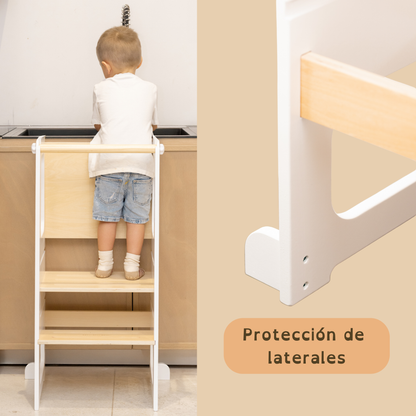 Torre de 3 niveles y pizarrón